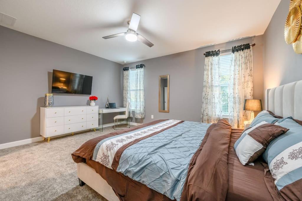 Close To Disney & Other Theme Parks,Private Heated Poolspa, Bbq & Game Rm Kissimmee Exterior photo